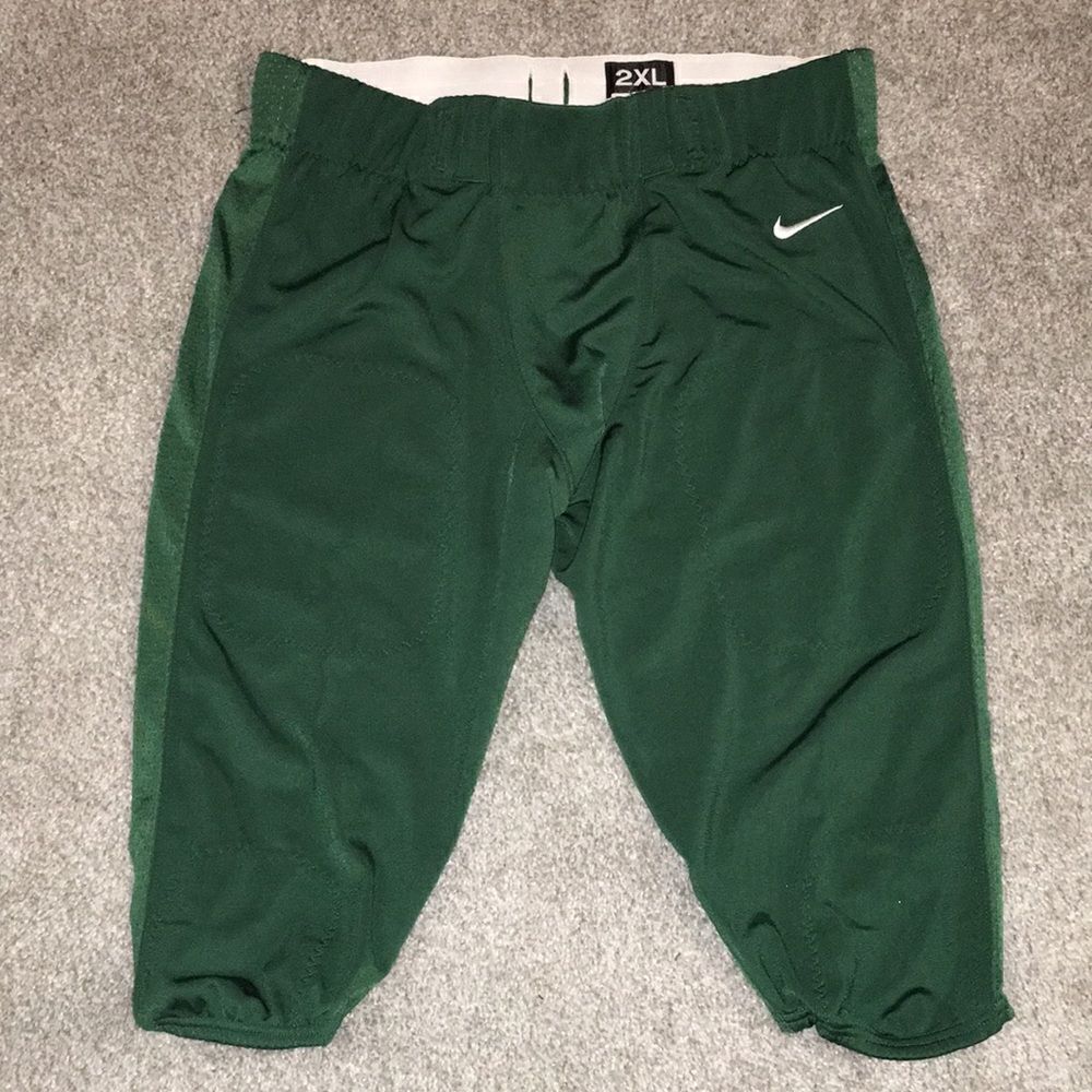 Nike Green Oregon Ducks color authentic football pant pants 2XL mens Peach Bowl